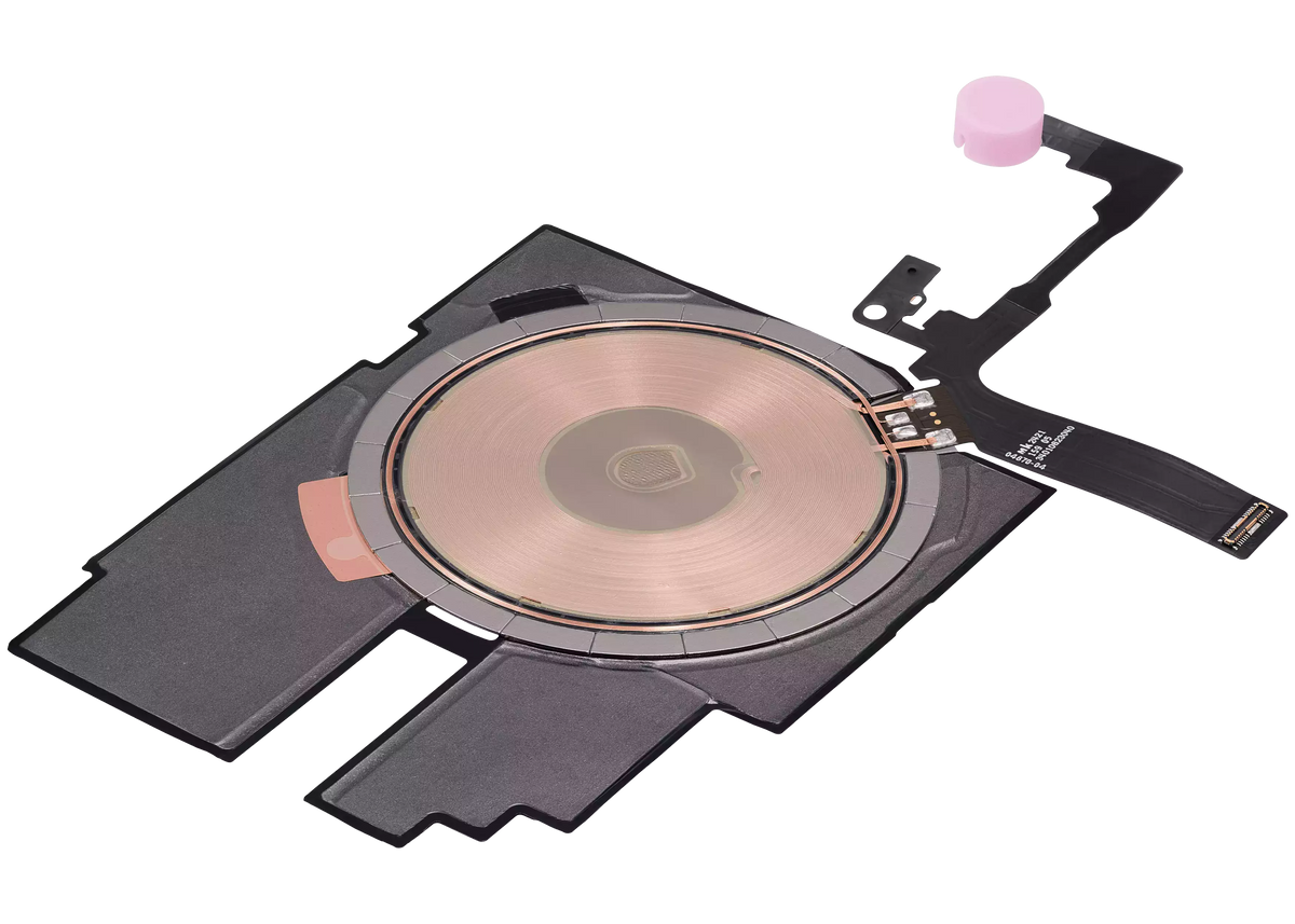 Wireless Nfc Charging Flex With Flashlight Flex Cable For I Phone 16 Pro
