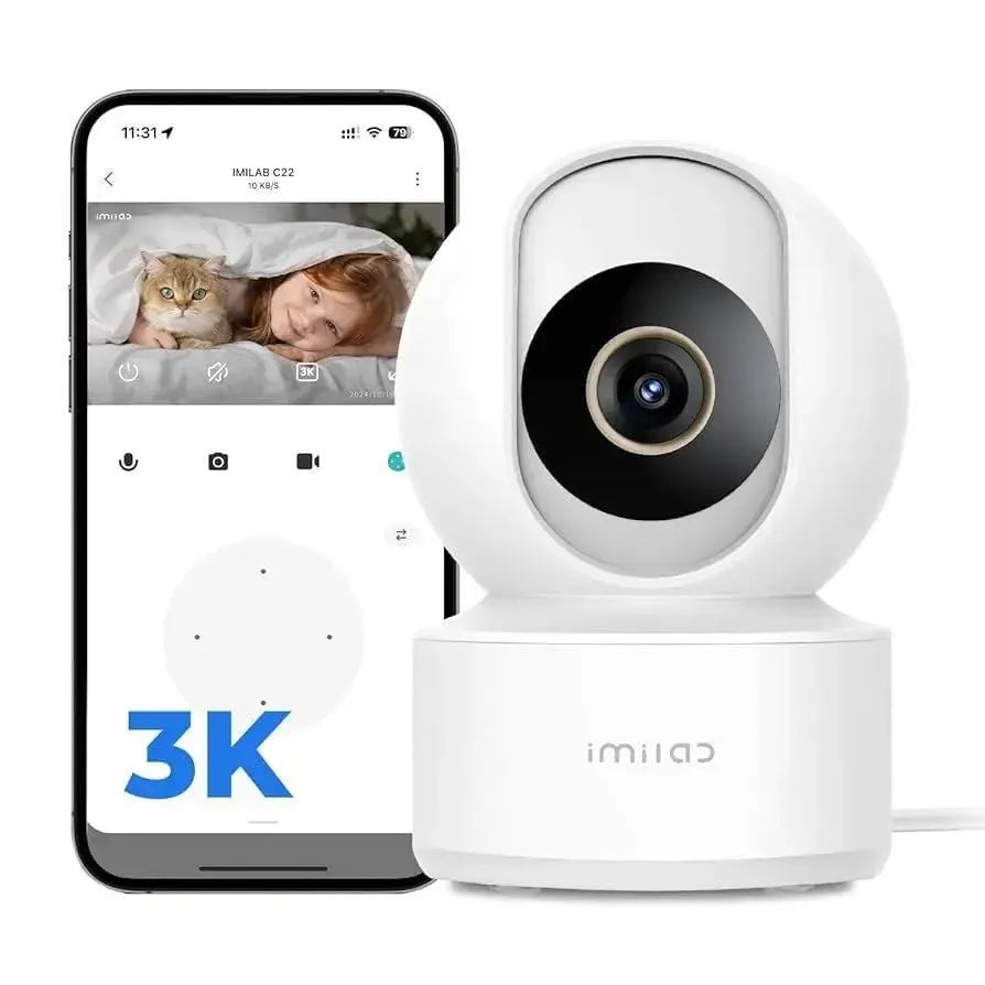 Xiaomi Imilab C22 Indoor Home 360° Security Camera 3K White