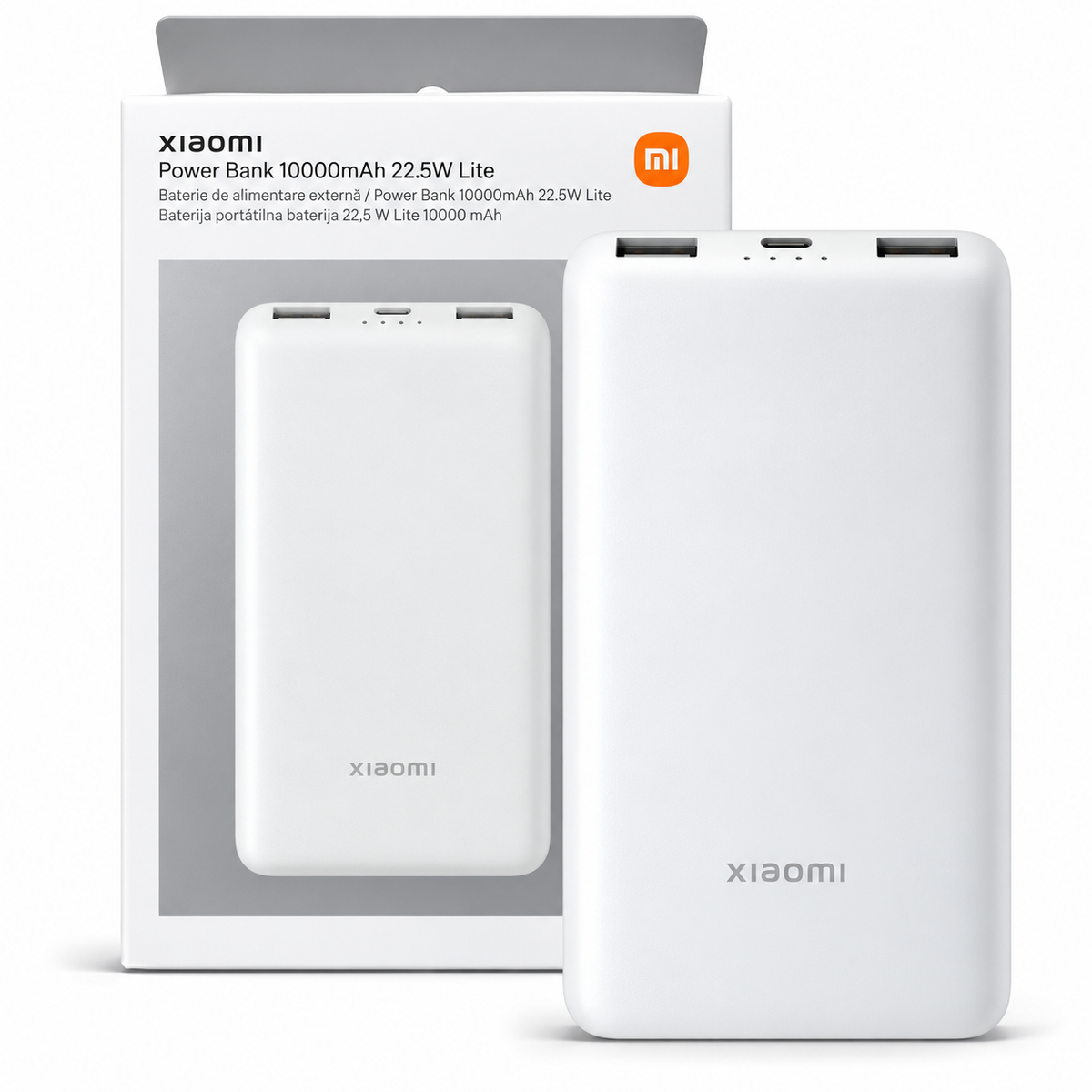 Xiaomi Lite Quick Charge Compact 22.5W Fast Charging Powerbank 10000mAh Light Gray