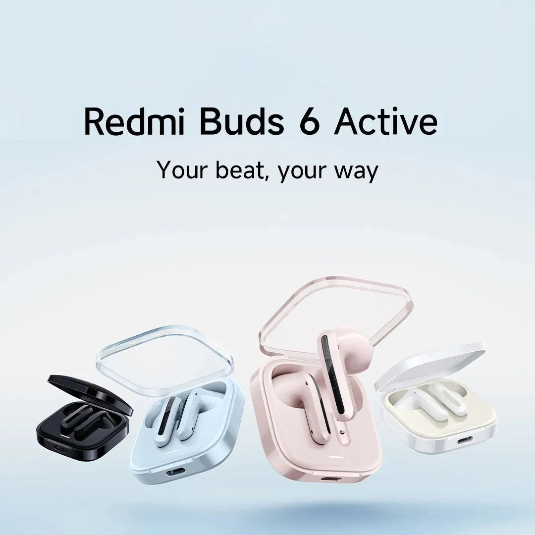 Xiaomi RedMi Buds 6 Active Transparent Pink