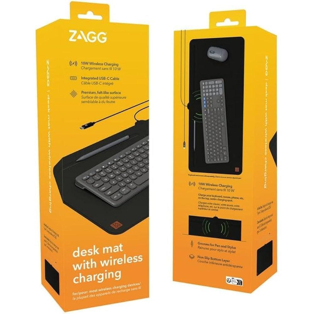 ZAGG 10W Wireless Charging Desk Mat Black