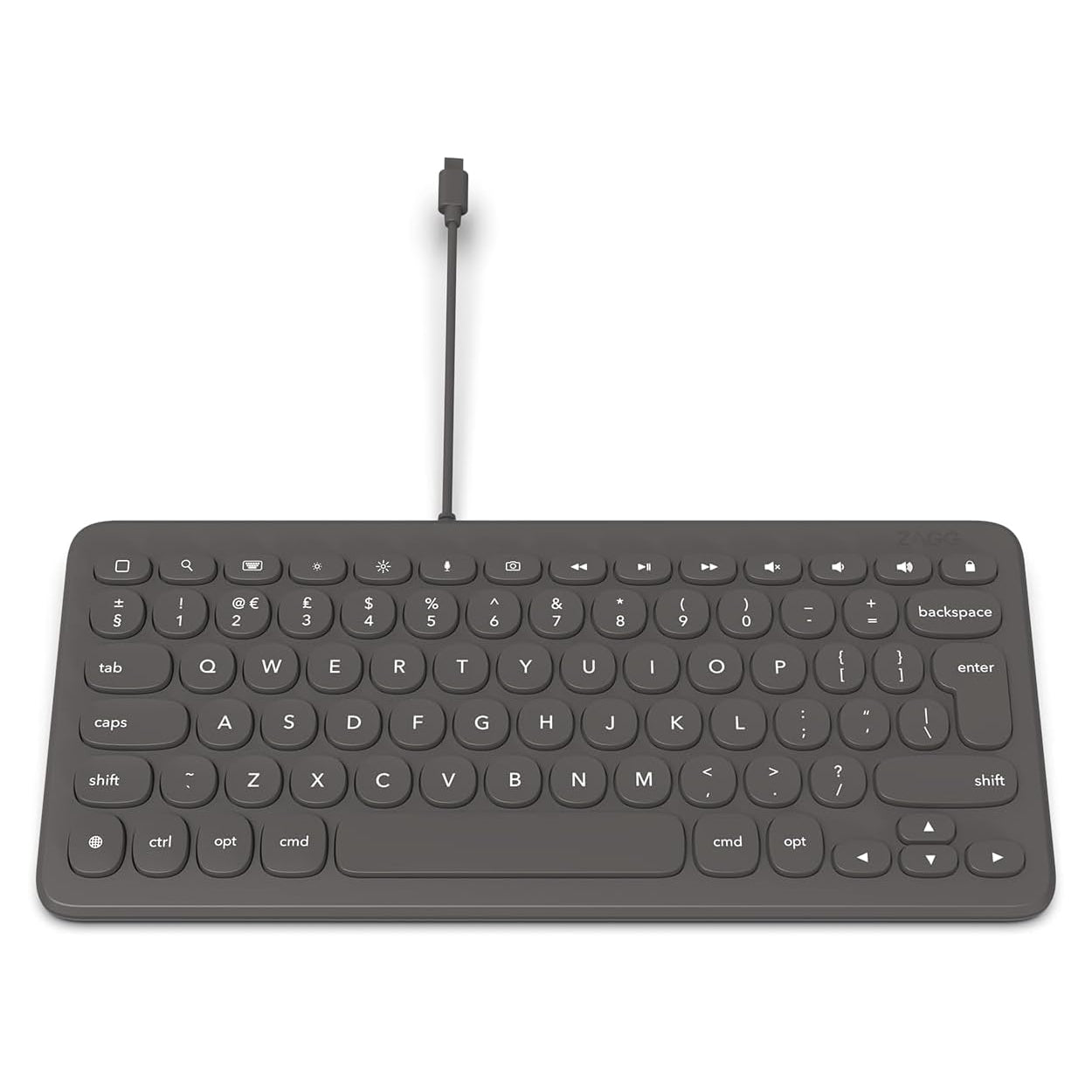 ZAGG Connect 12L Compact Lightning Wired Keyboard UK Layout