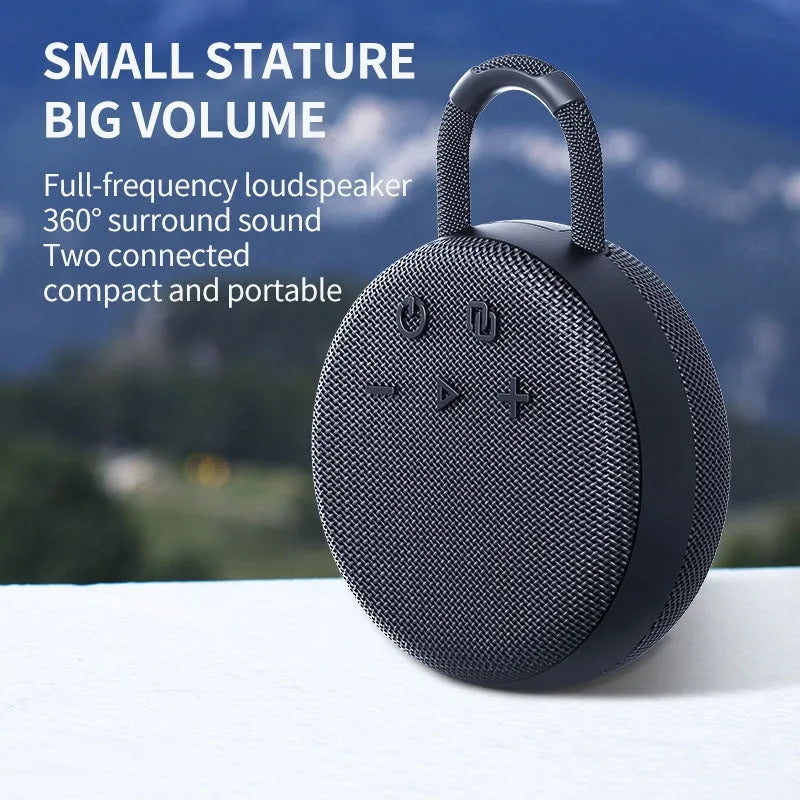 Zealot S77 Explosive IPX6 Grade WaterProof Mini Speaker - Black