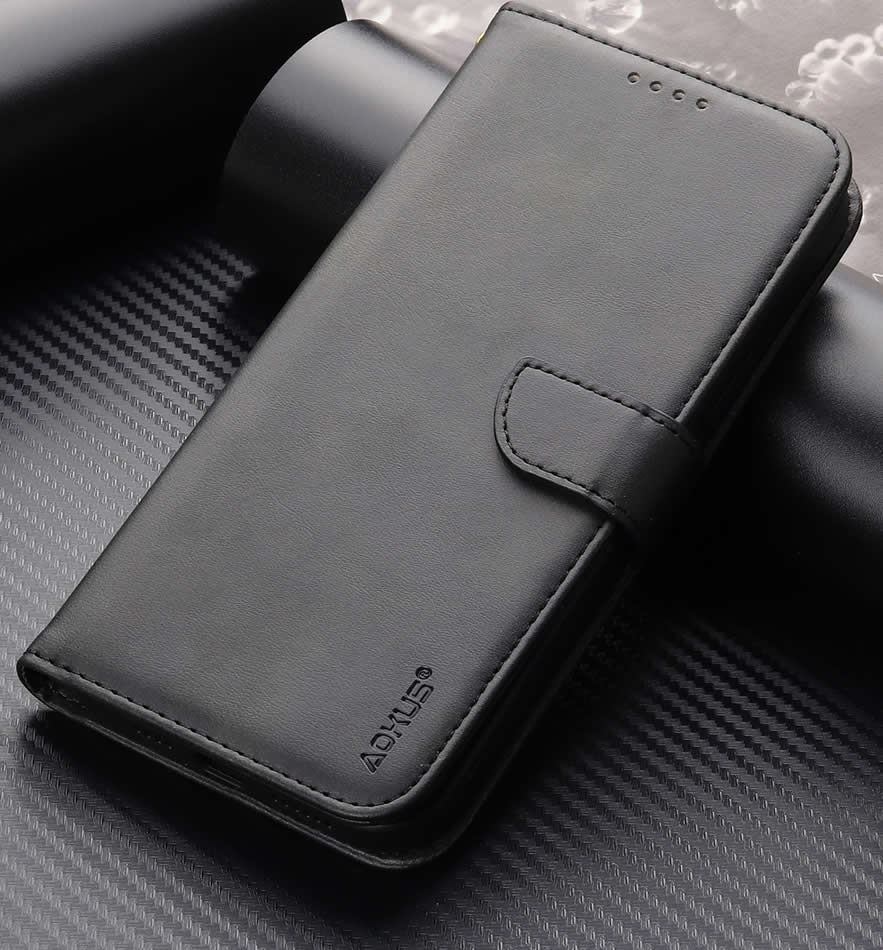 For Samsung Galaxy A36 / A56 Premium Wallet Case Black