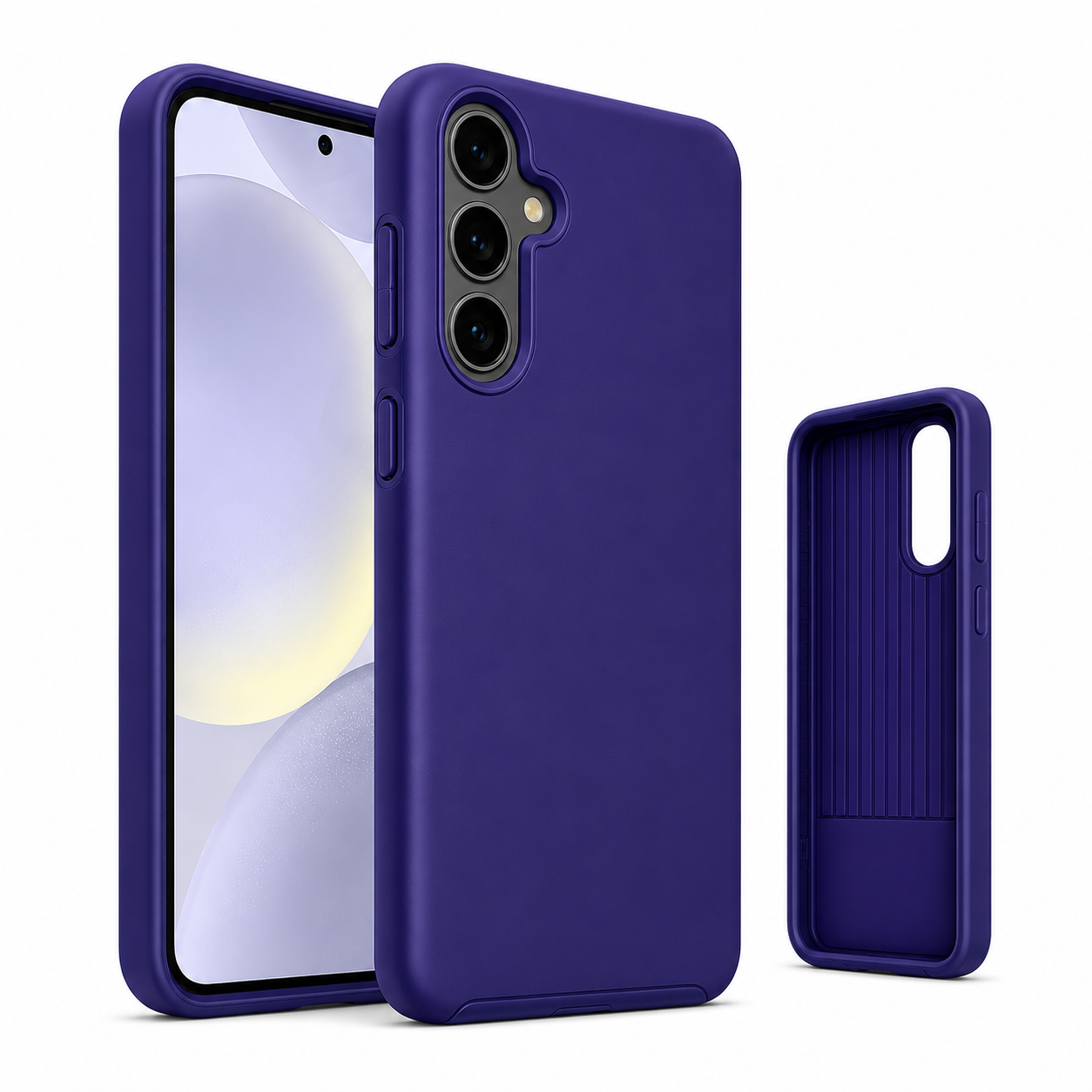 For Samsung Galaxy S25 / S24 Heavy Duty Axis Design Case Blue