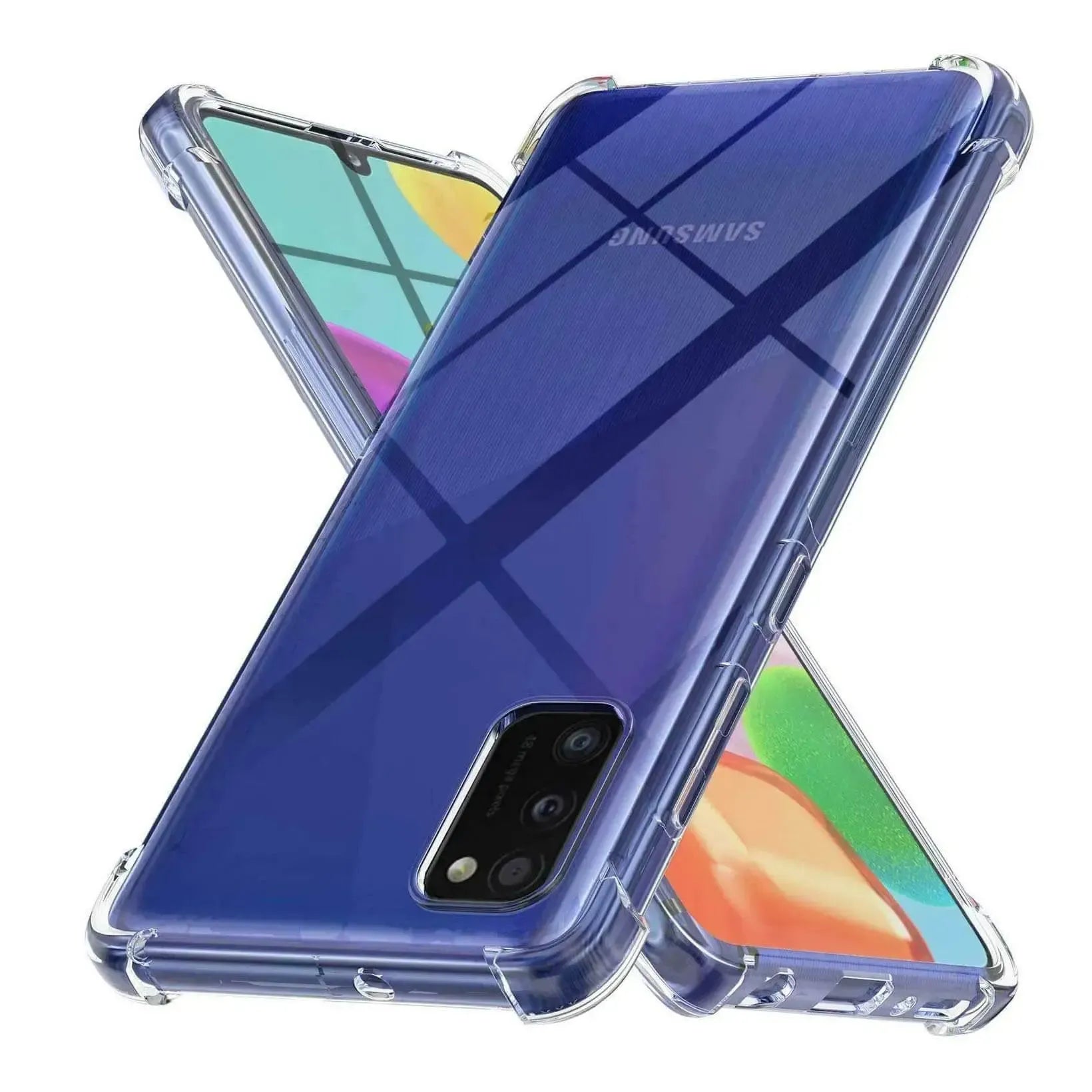 Clear Soft TPU Cover For Samsung Galaxy A41 ShockProof Case