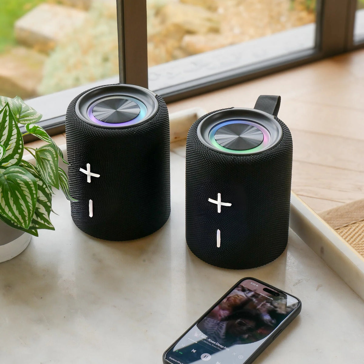 Split XL Large Bluetooth Speaker Black