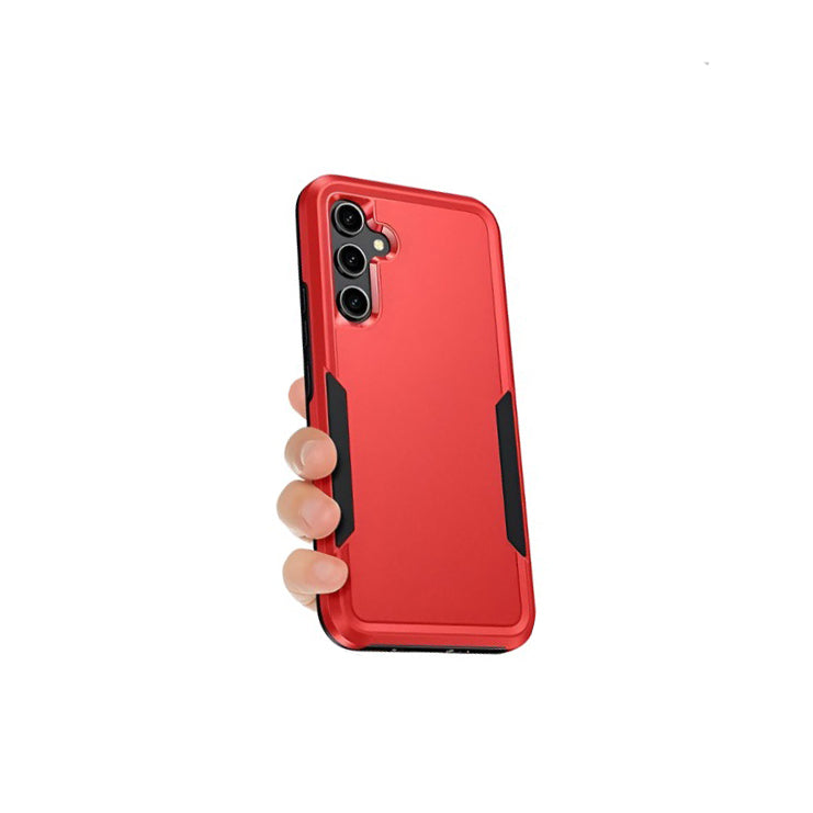 For Samsung Galaxy A35 5G Symmetry Exploiter Case Red-www.firsthelptech.ie