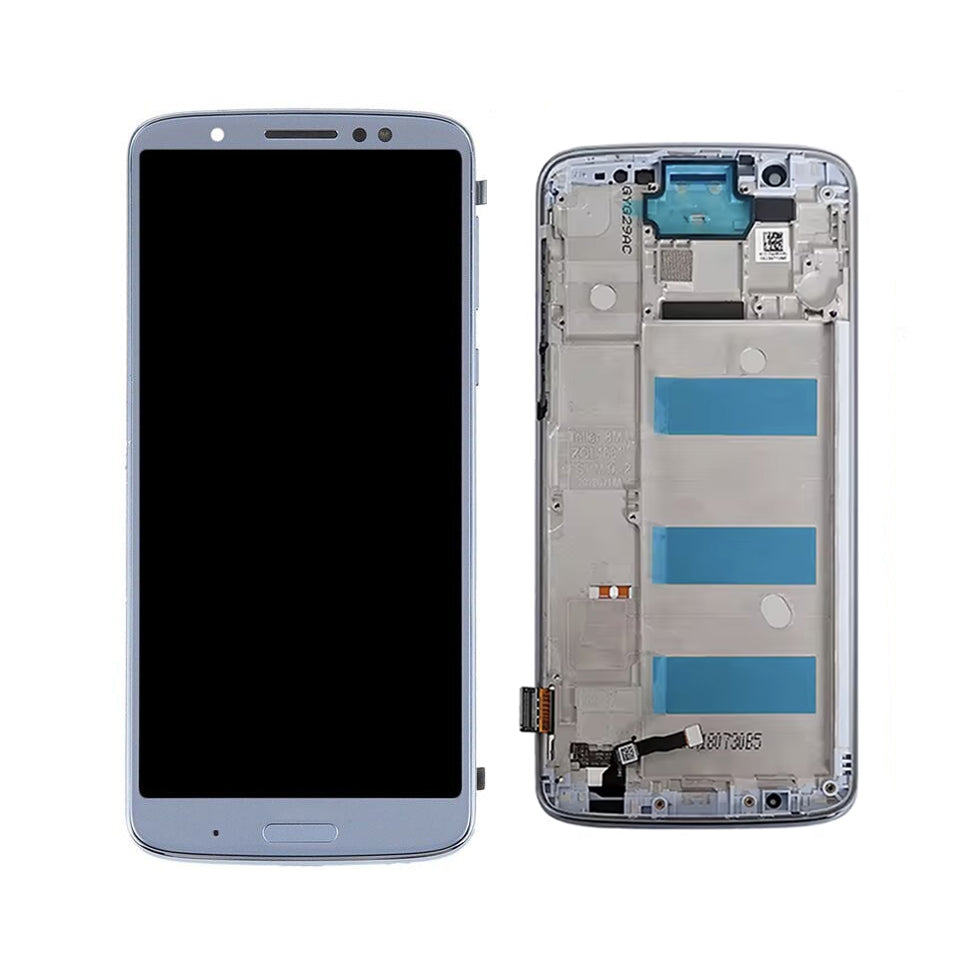 For Motorola Moto G6 Plus Replacement LCD Touch Screen With Digitizer Assembly - Blue