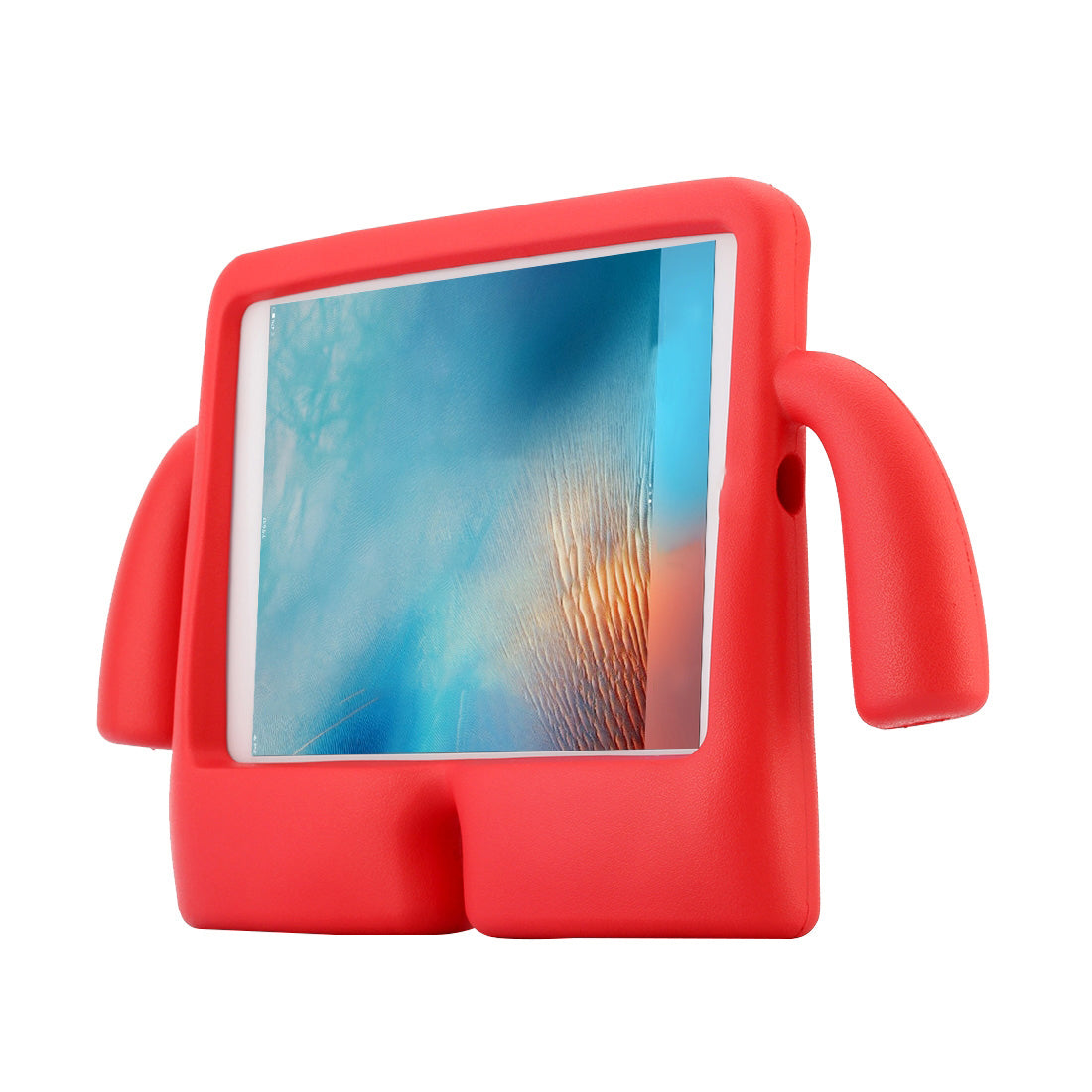 For Apple iPad Mini 1 / 2 / 3 Kids Case Shockproof Cover With Carry Handle - Red