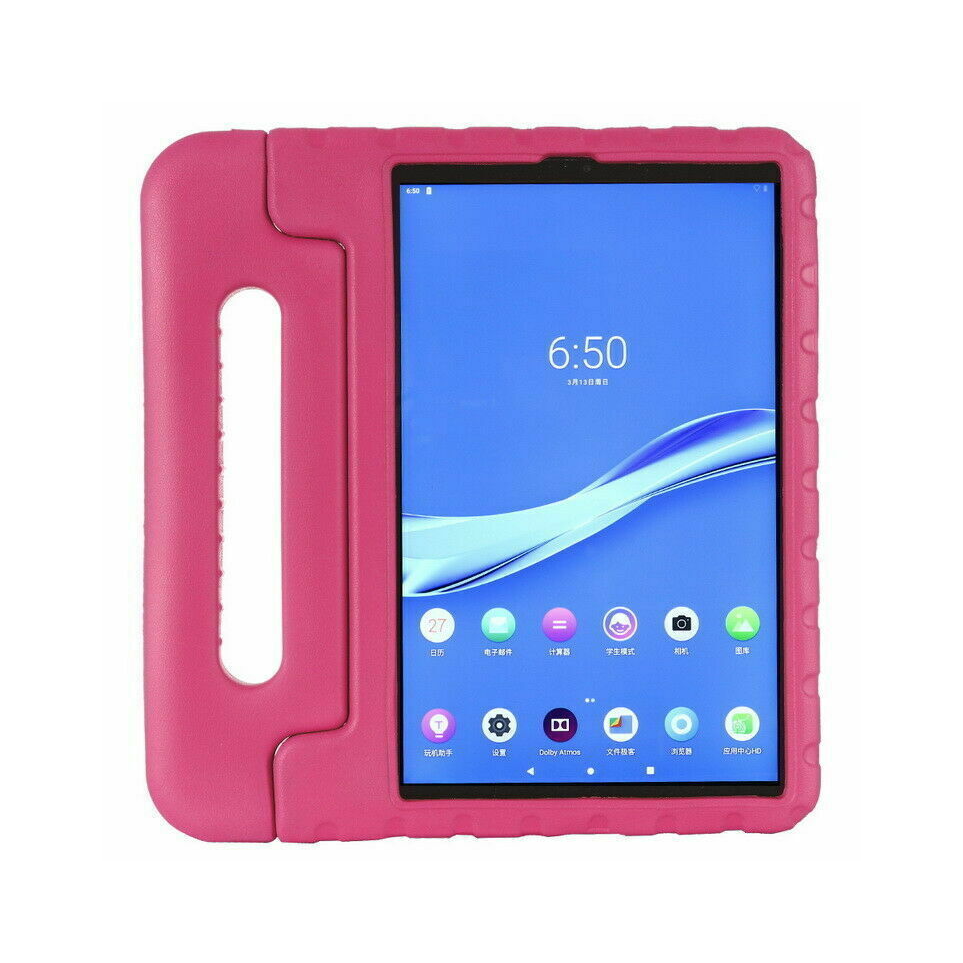 For Lenovo Tab M10 Plus 3rd Gen Kids Case Shockproof Cover With Stand - Pink-www.firsthelptech.ie