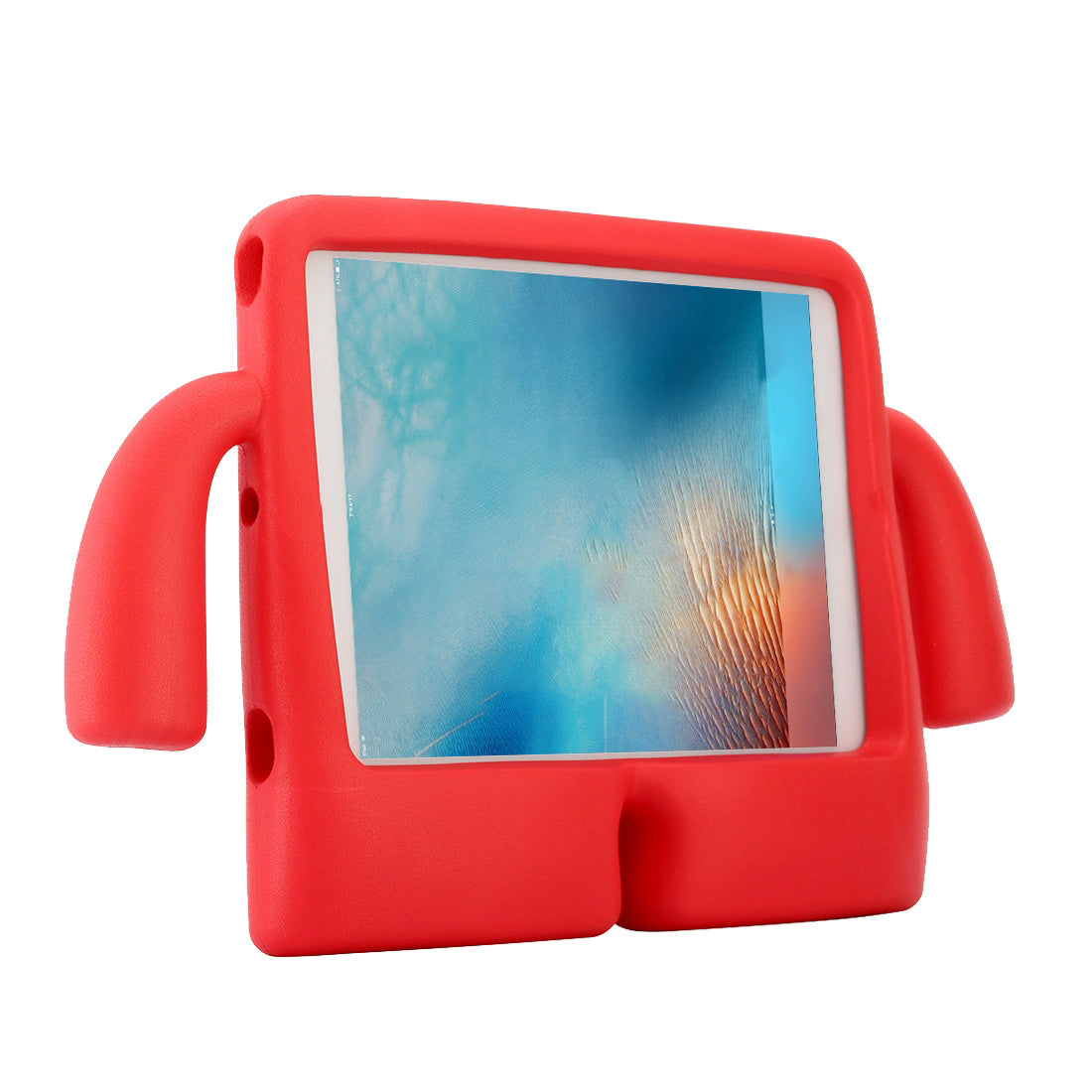 For Apple iPad 10.2" 2021 (9th Gen) Kids Case Shockproof Cover With Carry Handle - Red