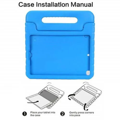 For Apple iPad Air / Air 2 Kids Case Shockproof Cover With Stand Blue