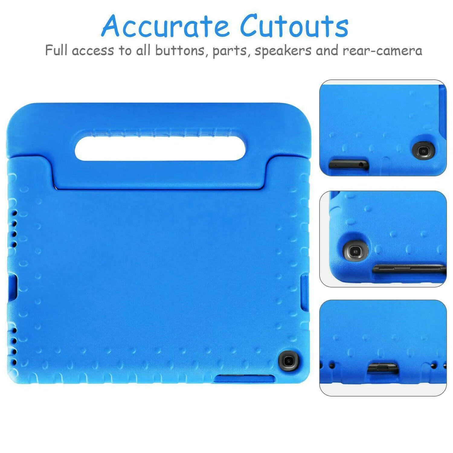 For Samsung Galaxy Tab A 8.0" 2019 Kids Case Shockproof Cover With Stand Blue