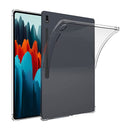 Clear Soft TPU Cover For Samsung Galaxy Tab S7 Plus ShockProof Bumper Case