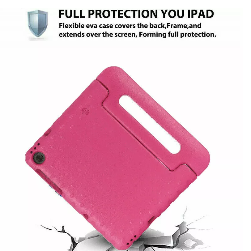 For Lenovo Tab M10 Plus 3rd Gen Kids Case Shockproof Cover With Stand - Pink-www.firsthelptech.ie