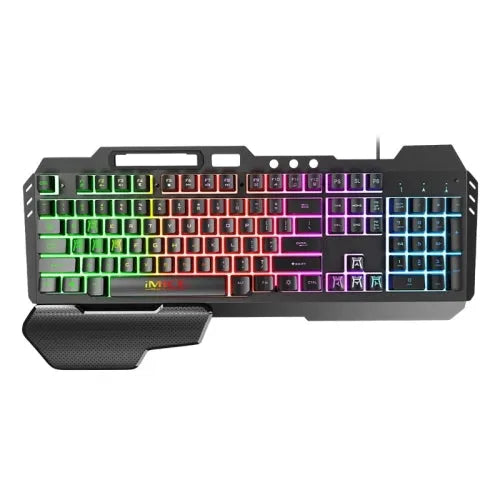 iMICE GK-700 Retro Punk Backlight Wired USB Gaming Keyboard Black