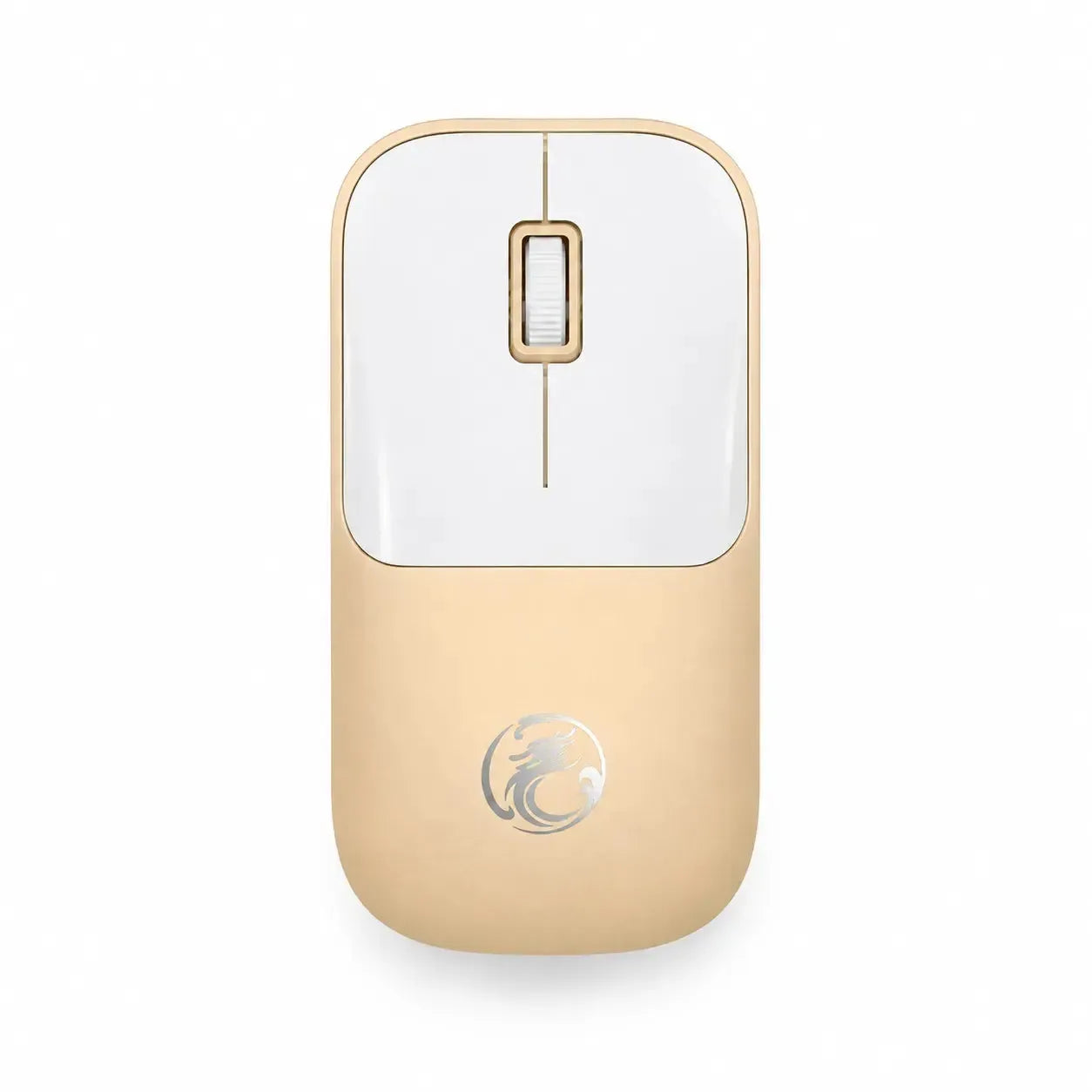iMICE i2 Dual 2.4GHz Bluetooth Wireless Silent Mouse Peach