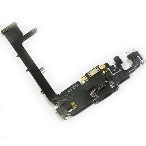 For Apple iPhone 11 Pro Max Charging Port Flex Cable Replacement - Black-www.firsthelptech.ie