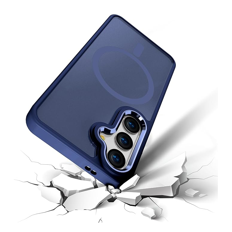 For Samsung Galaxy S25/ S24 Skin-Feel Magnetic Magsafe Case Blue