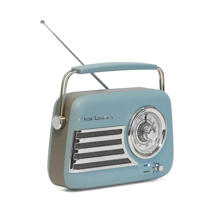 Madison FREESOUND-VR40BLU-M 10-5610MAD Portable Bluetooth Vintage Radio 30W Blue Mat