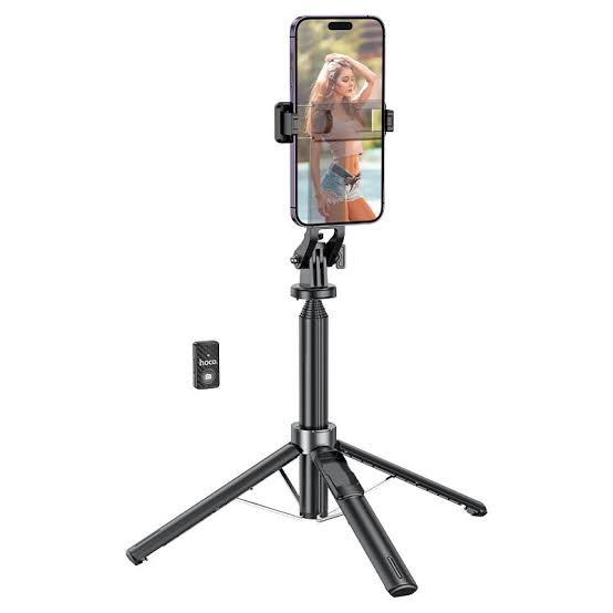 Hoco K21 Stream Aluminum Alloy Live Phone And Camera Broadcast Holder Black