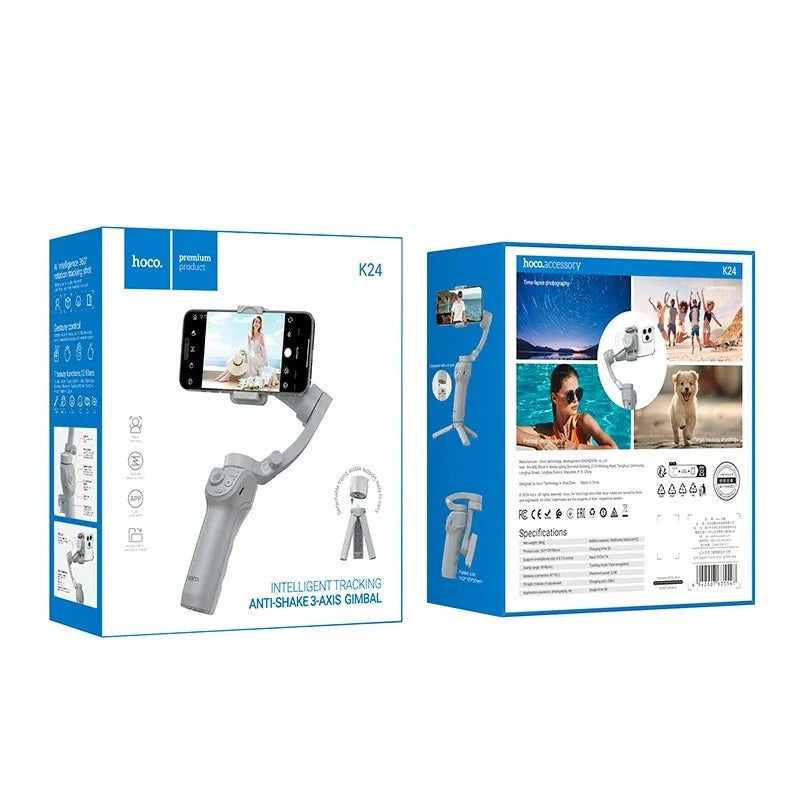 Hoco K24 Intelligent Tracking Anti-Shake 3-Axis Smart Gimbal