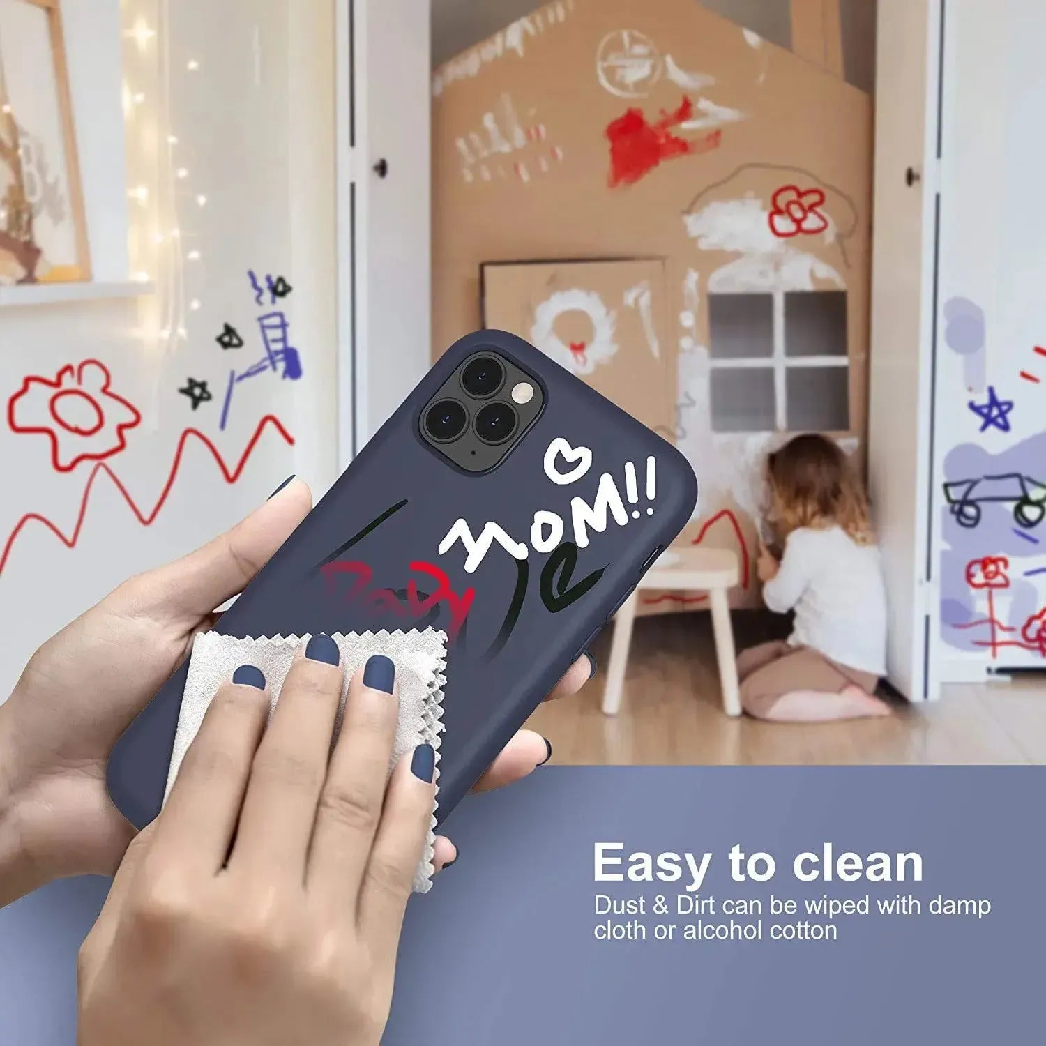 Liquid Silicone Case For Apple iPhone 11 Pro Max Luxury Thin Phone Cover Blue