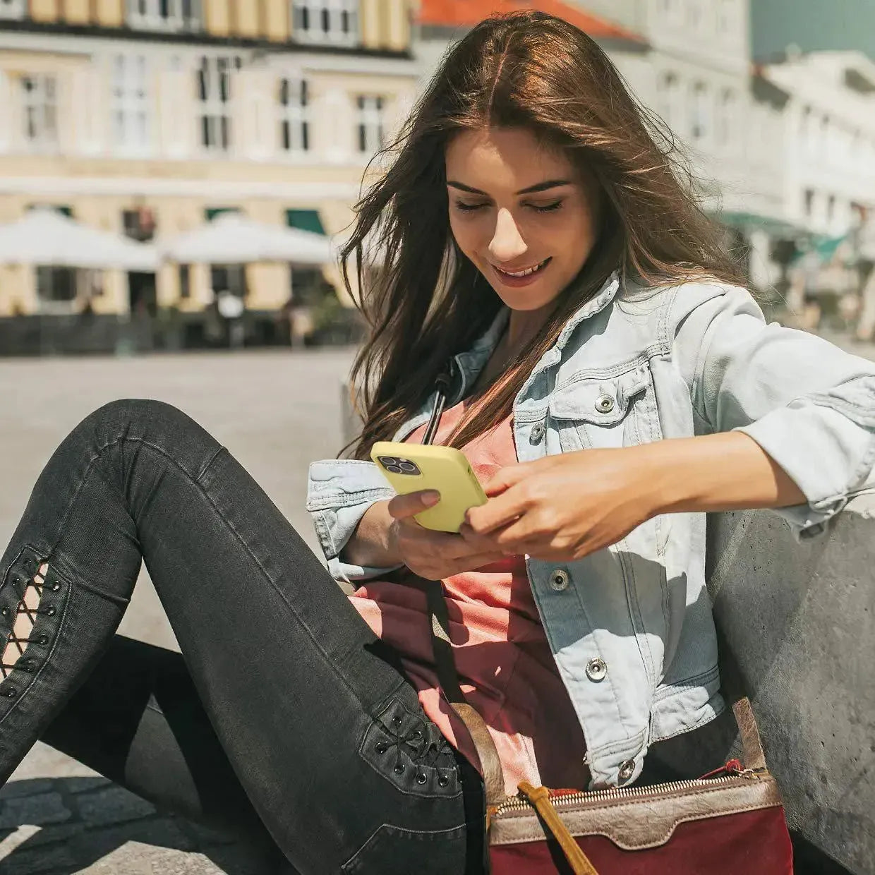 Liquid Silicone Case For Apple iPhone 12 / 12 Pro Luxury Thin Phone Cover Yellow