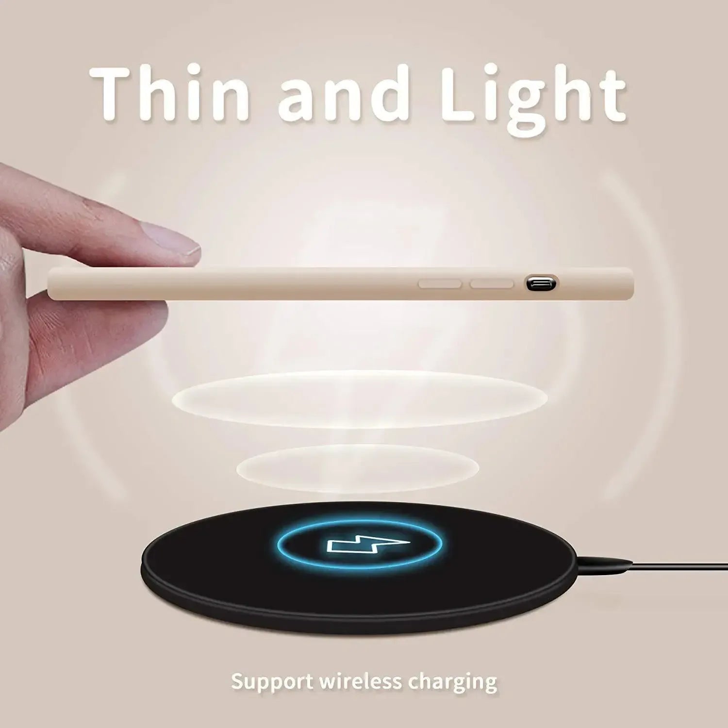 Liquid Silicone Case For Apple iPhone 12 Mini Luxury Thin Phone Cover Grey