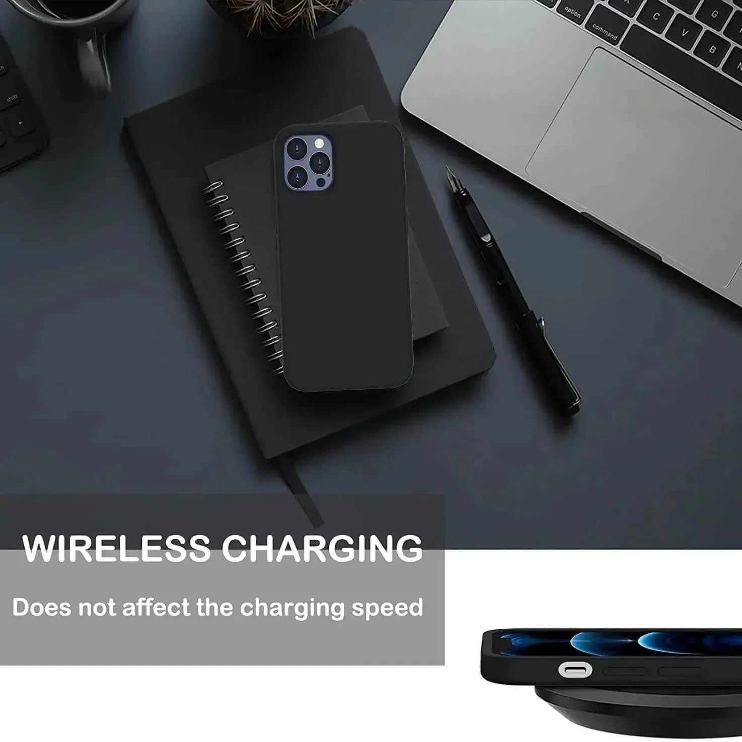 Liquid Silicone Case For Apple iPhone 12 Pro Max Luxury Thin Phone Cover Red