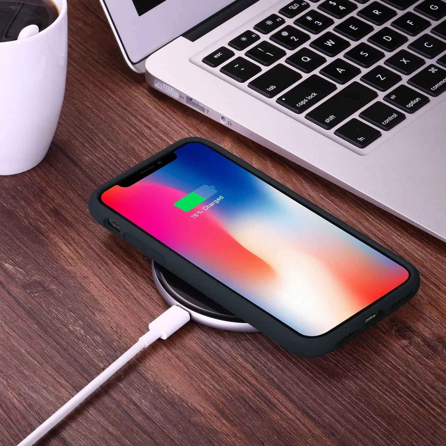 Liquid Silicone Case For Apple iPhone X / XS Luxury Thin Phone Cover Lilac Purple