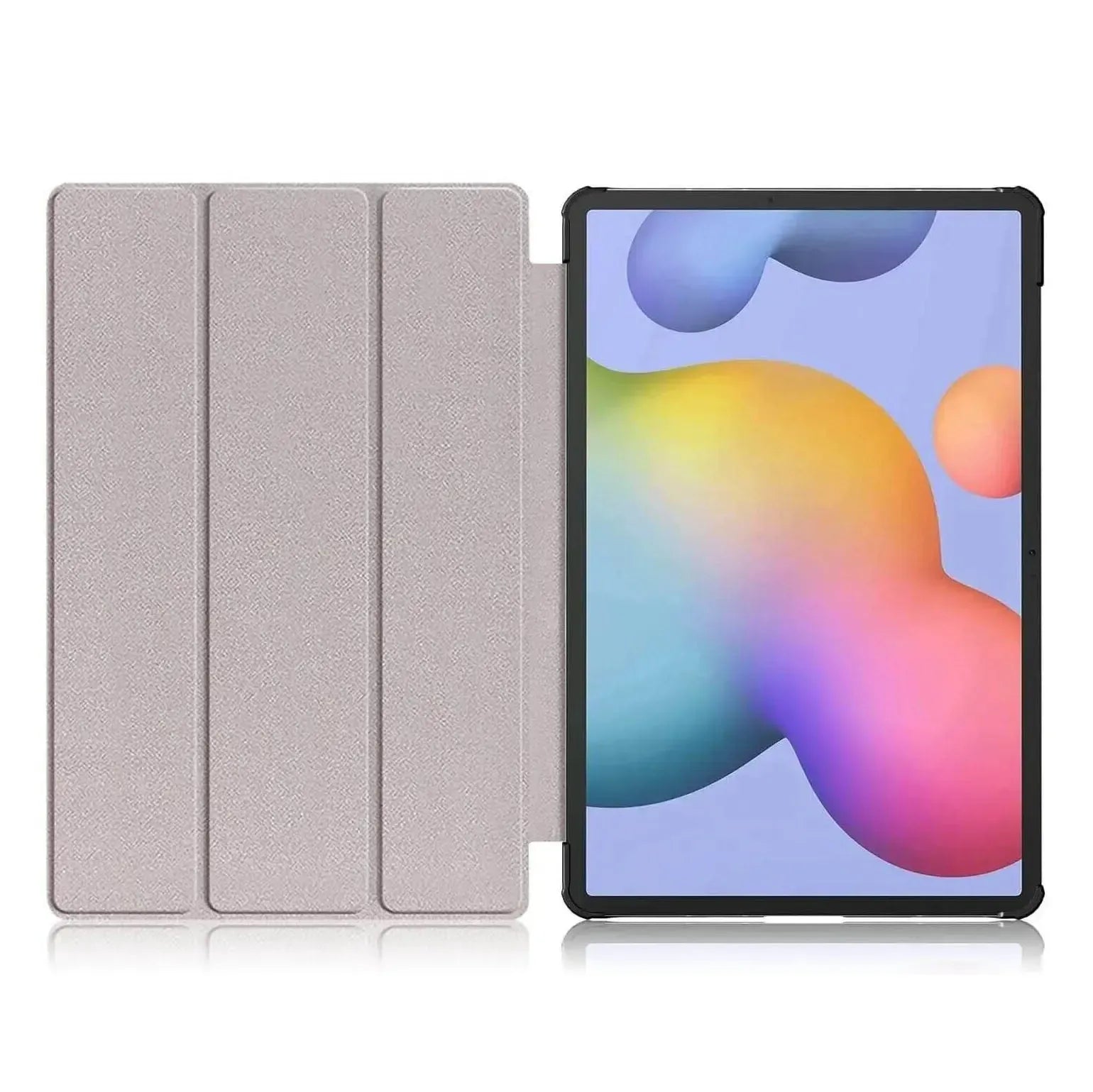 Premium Smart Cover For Samsung Galaxy Tab S7 Trifold Case Black