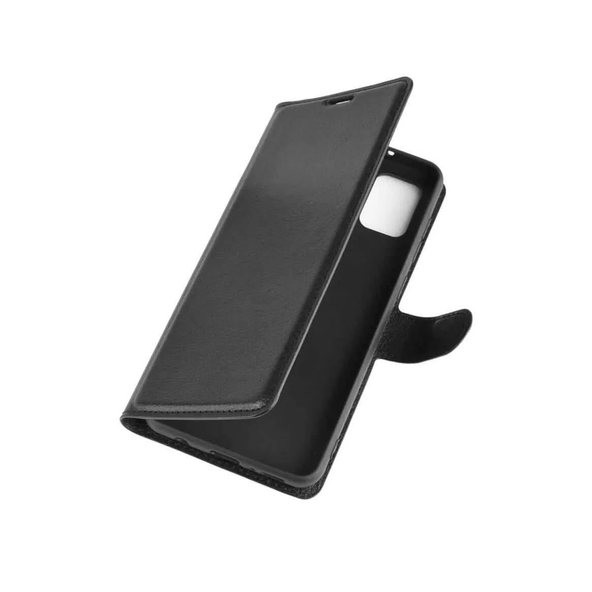 PU Leather Wallet Cover For Samsung Galaxy A21s Case Holder Card Slots Black