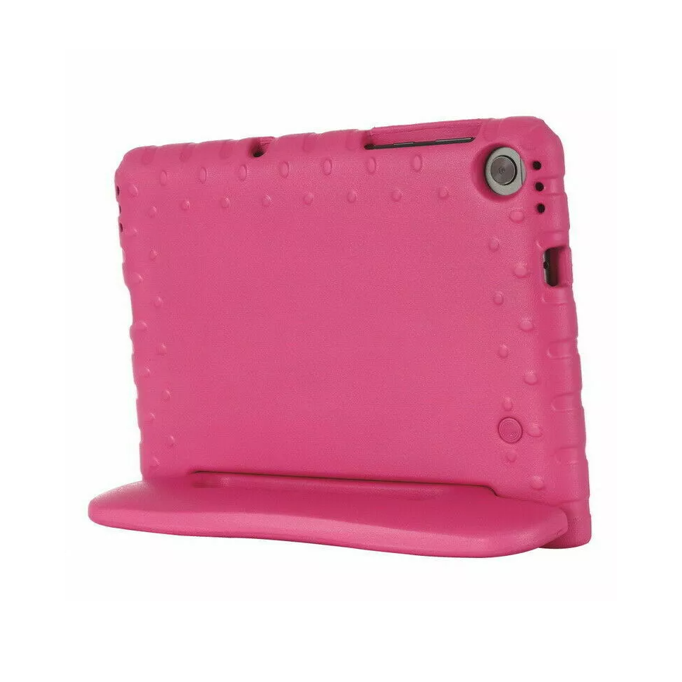 For Lenovo Tab M10 Plus 3rd Gen Kids Case Shockproof Cover With Stand - Pink-www.firsthelptech.ie