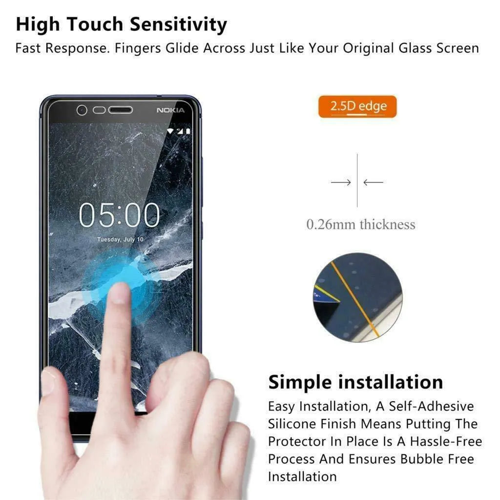For Nokia 5.1 (Nokia 5 2018) Tempered Glass