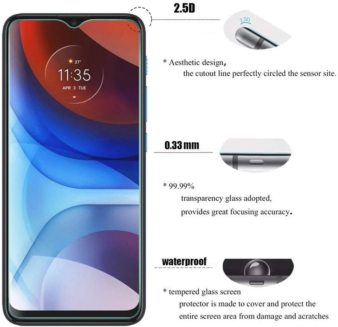 For Motorola Moto E7i Tempered Glass