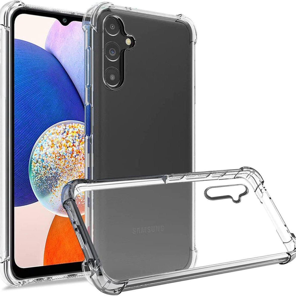 For Samsung Galaxy A14 5G Shockproof Transparent Gel Case-www.firsthelptech.ie