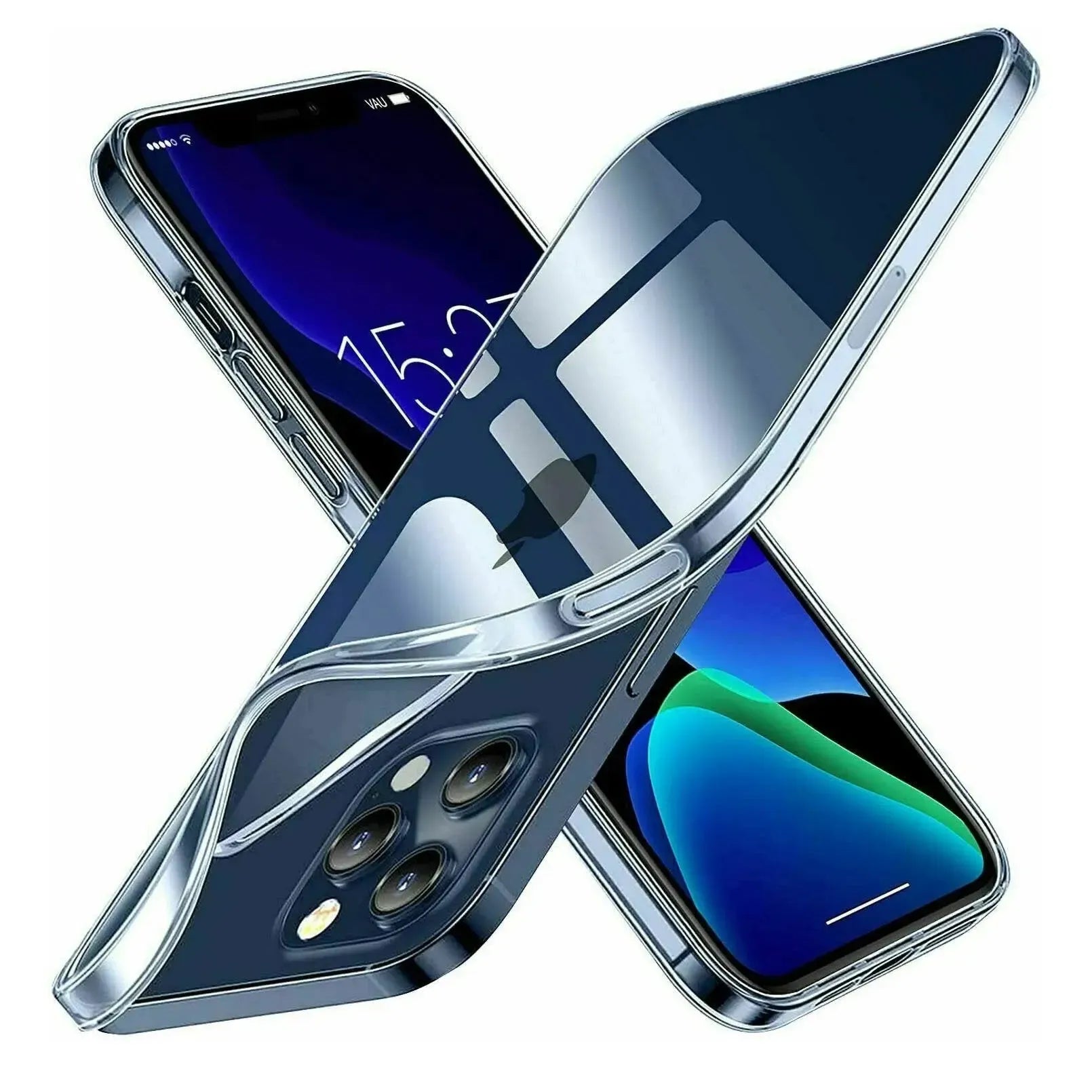 Soft TPU Cover For Apple iPhone 12 Pro Max Crystal Clear Thin Case