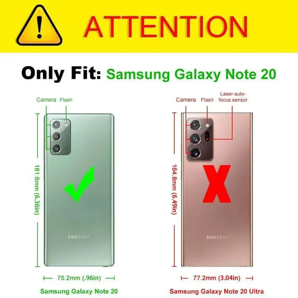 TPU Cover For Samsung Galaxy Note 20 / Note 20 5G Carbon Fiber Case Black