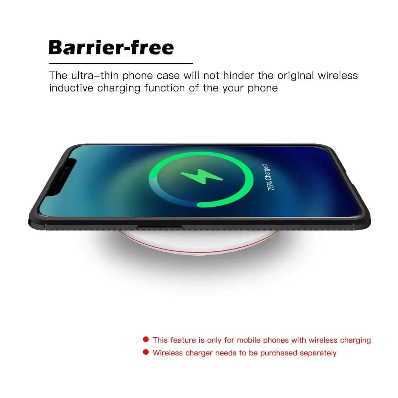 TPU Phone Cover For Samsung Galaxy S21 Plus Carbon Fiber Case Black