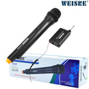 WEISRE DM-3308A Premium Quality Wireless Microphone - Black-First Help Tech