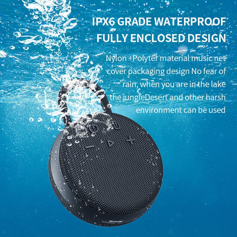 Zealot S77 Explosive IPX6 Grade WaterProof Mini Speaker - Black-www.firsthelptech.ie