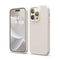 Liquid Silicone Case For Apple iPhone 14 Pro Luxury Thin Phone Cover Grey-First Help Tech