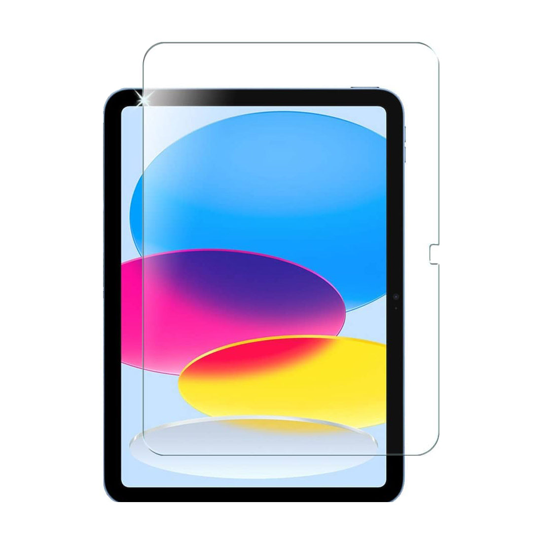 For Apple iPad 2022 10th Gen Tempered Glass Screen Protector-www.firsthelptech.ie