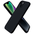 Liquid Silicone Case For Apple iPhone 14 Luxury Shockproof Phone Cover Black-First Help Tech