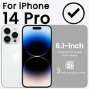 Liquid Silicone Case For Apple iPhone 14 Pro Luxury Thin Phone Cover Grey-First Help Tech