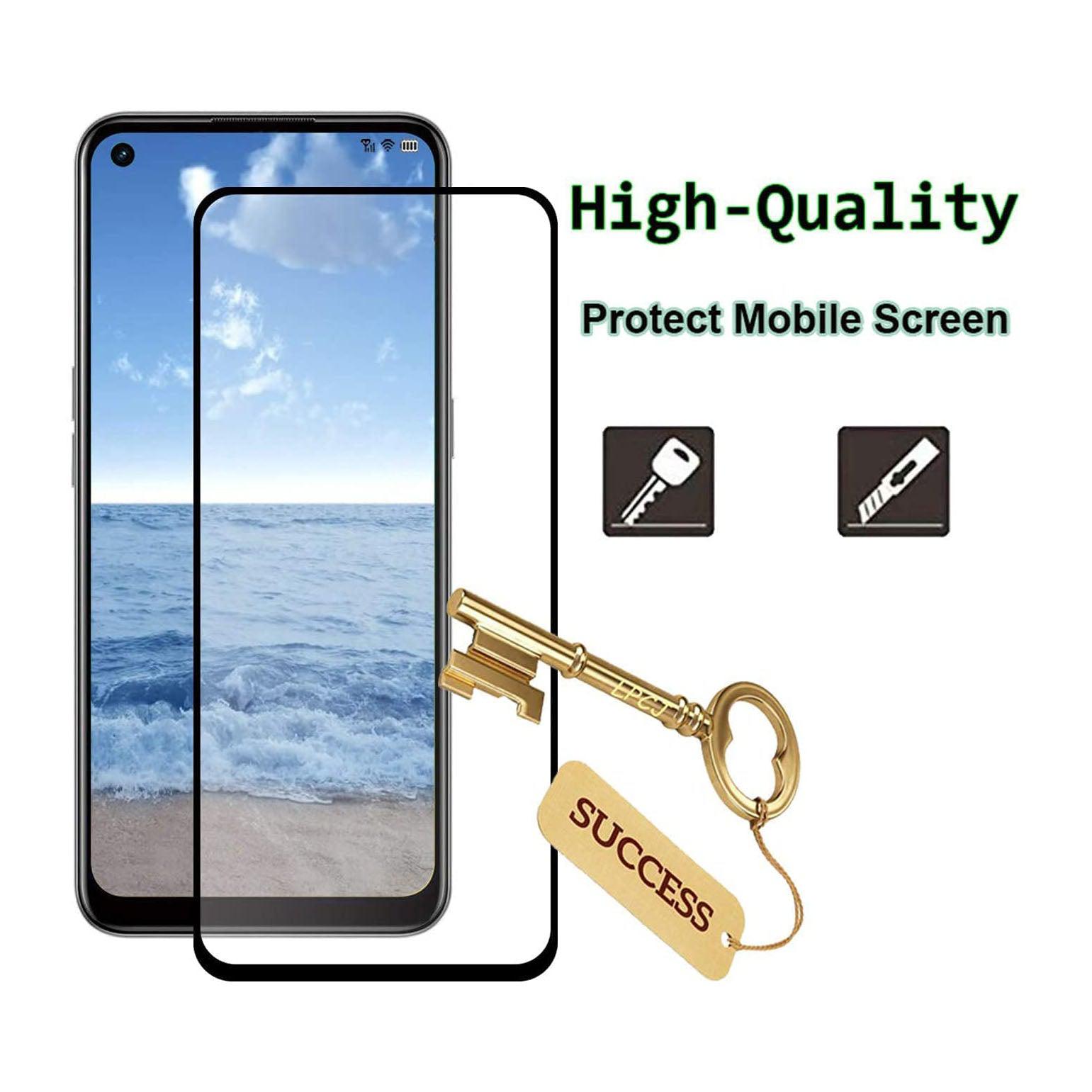 9D Full Coverage Screen Protector For Oppo A53 / A53s Tempered Glass-Tempered Glass-First Help Tech