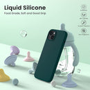 Liquid Silicone Case For Apple iPhone 14 Luxury Shockproof Phone Cover Green-First Help Tech