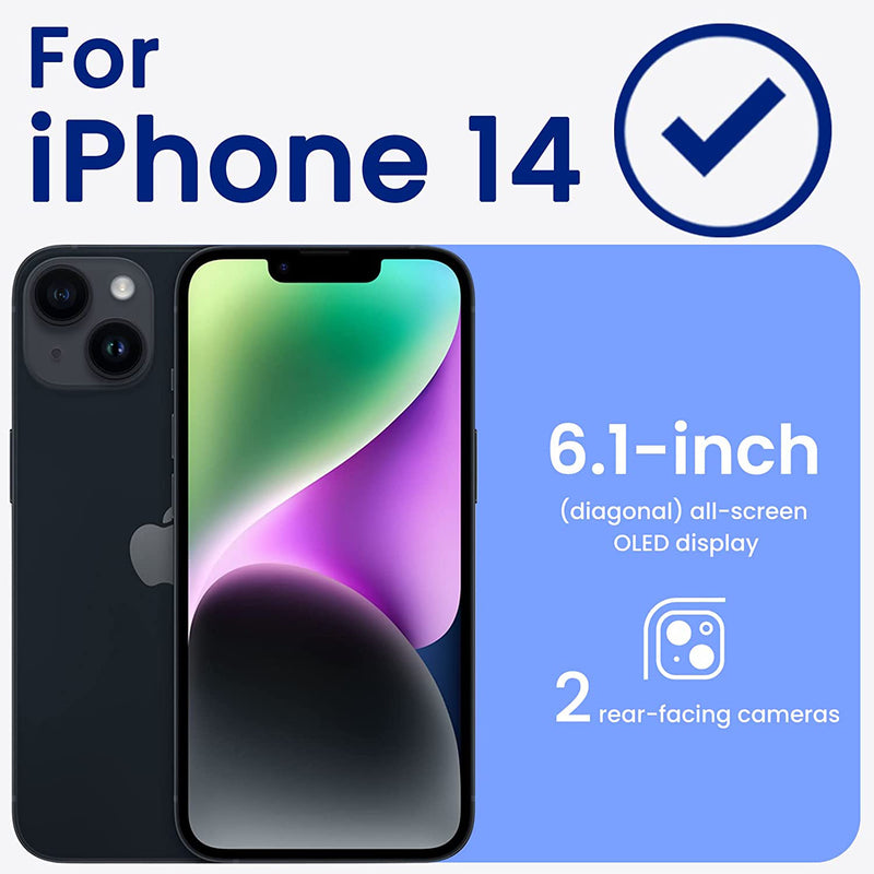 Liquid Silicone Case For Apple iPhone 14 Luxury Shockproof Phone Cover Blue-First Help Tech